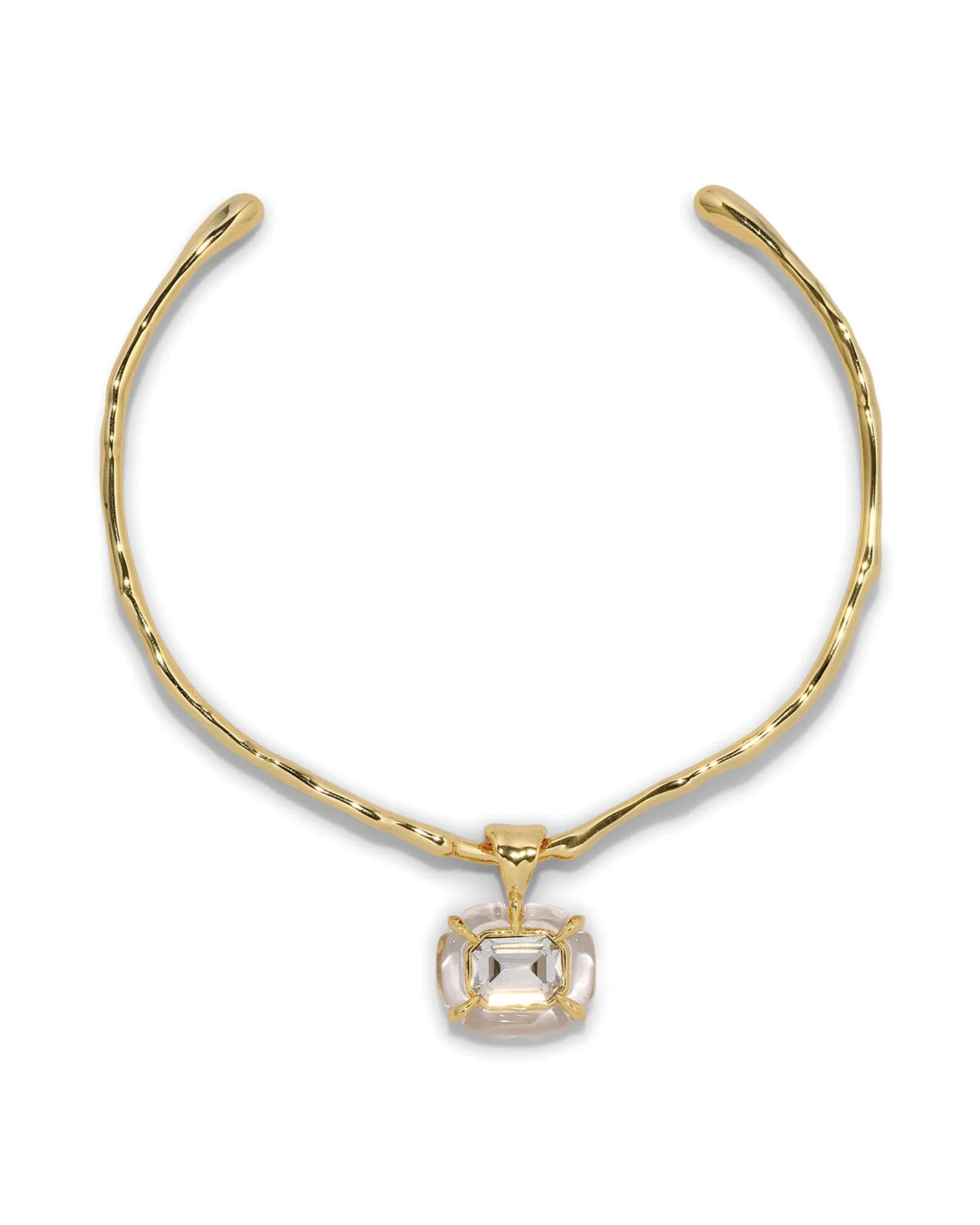 Liquid Lucite Jeweled Crystal Collar sold by Blue Ruby