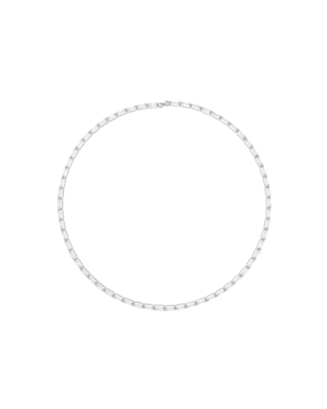 Baguette Crystal Choker made by Blue Ruby