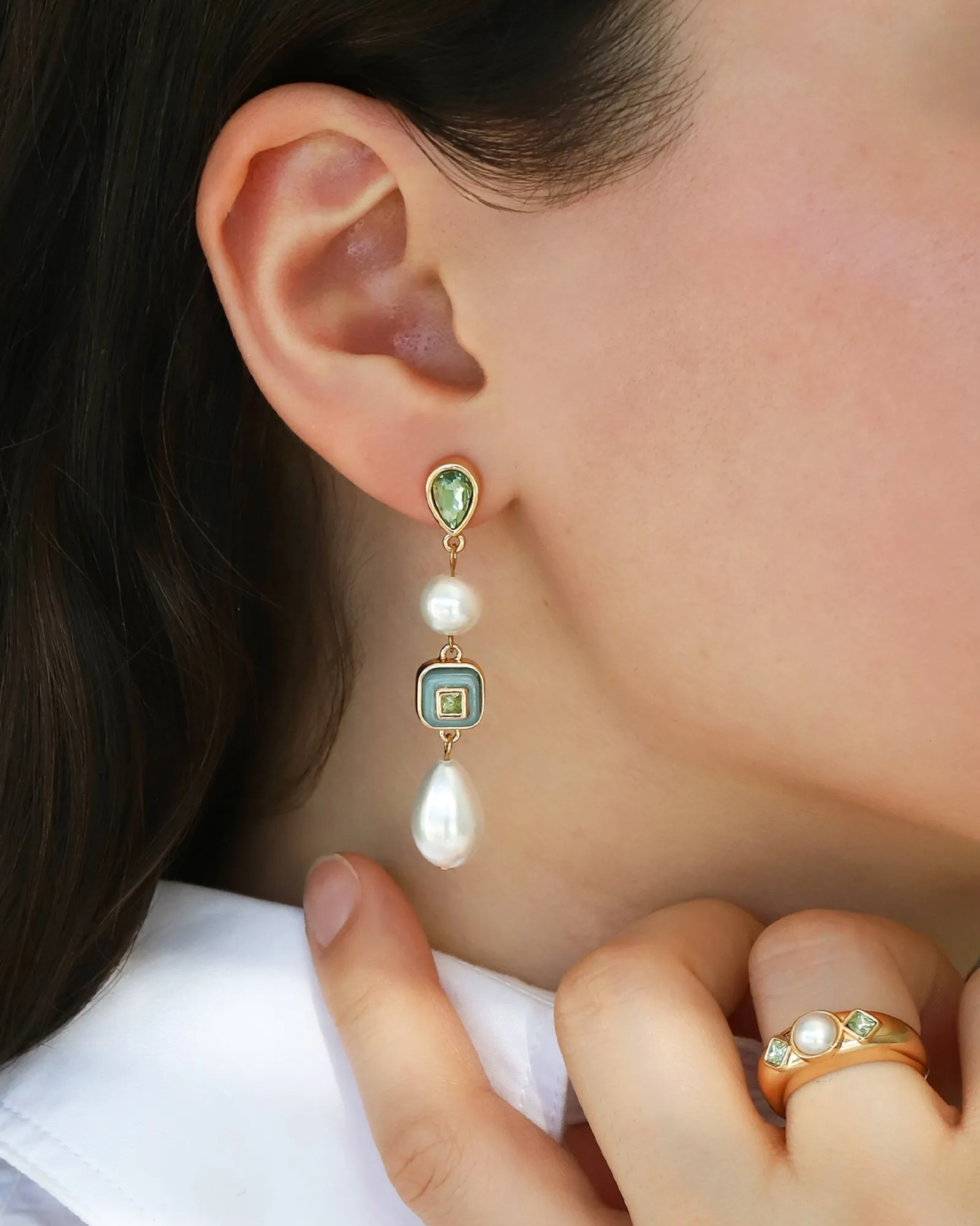 Vivi Drop Earrings sold by Blue Ruby product image thumbnail 2