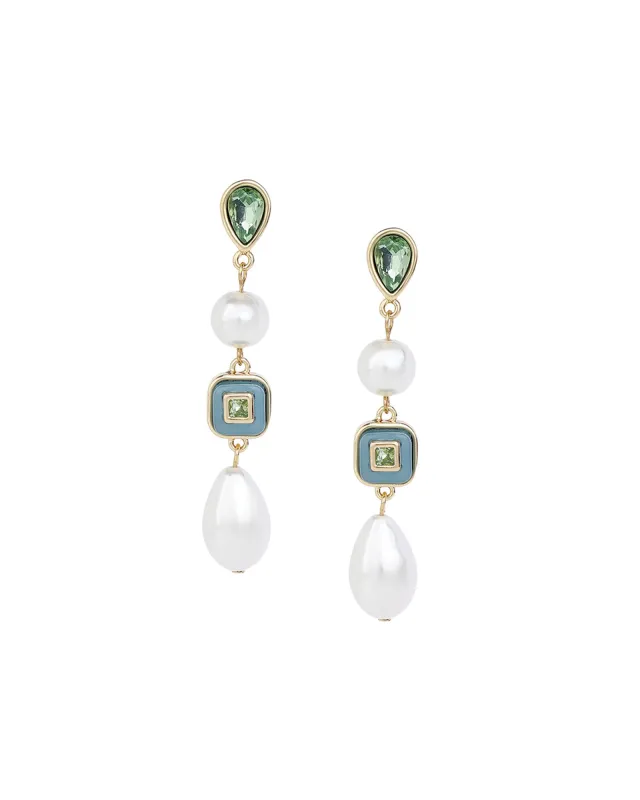 Vivi Drop Earrings made by olive + piper