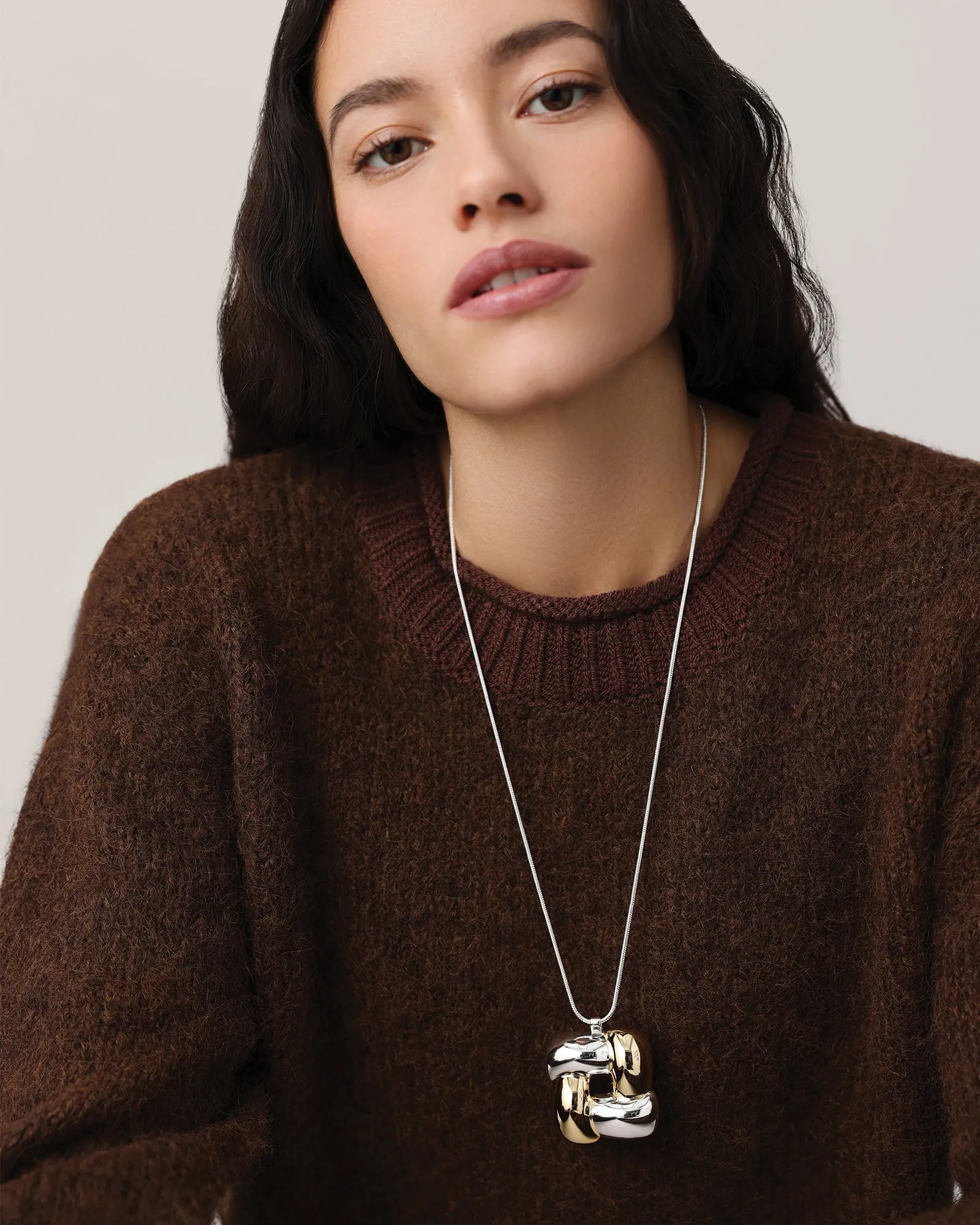 Woven Square Pendant Necklace sold by Blue Ruby product image thumbnail 2