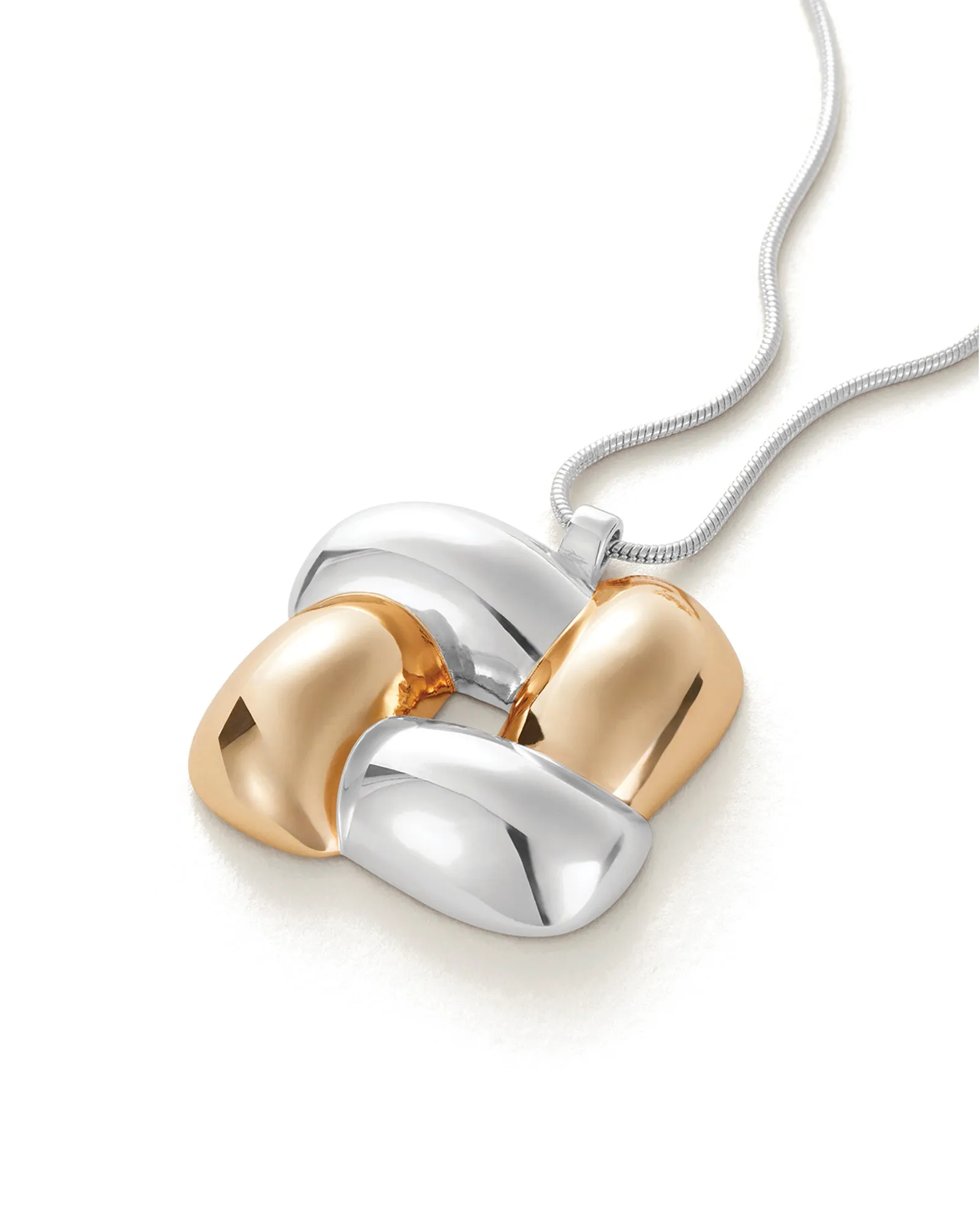 Woven Square Pendant Necklace sold by Blue Ruby product image thumbnail 3