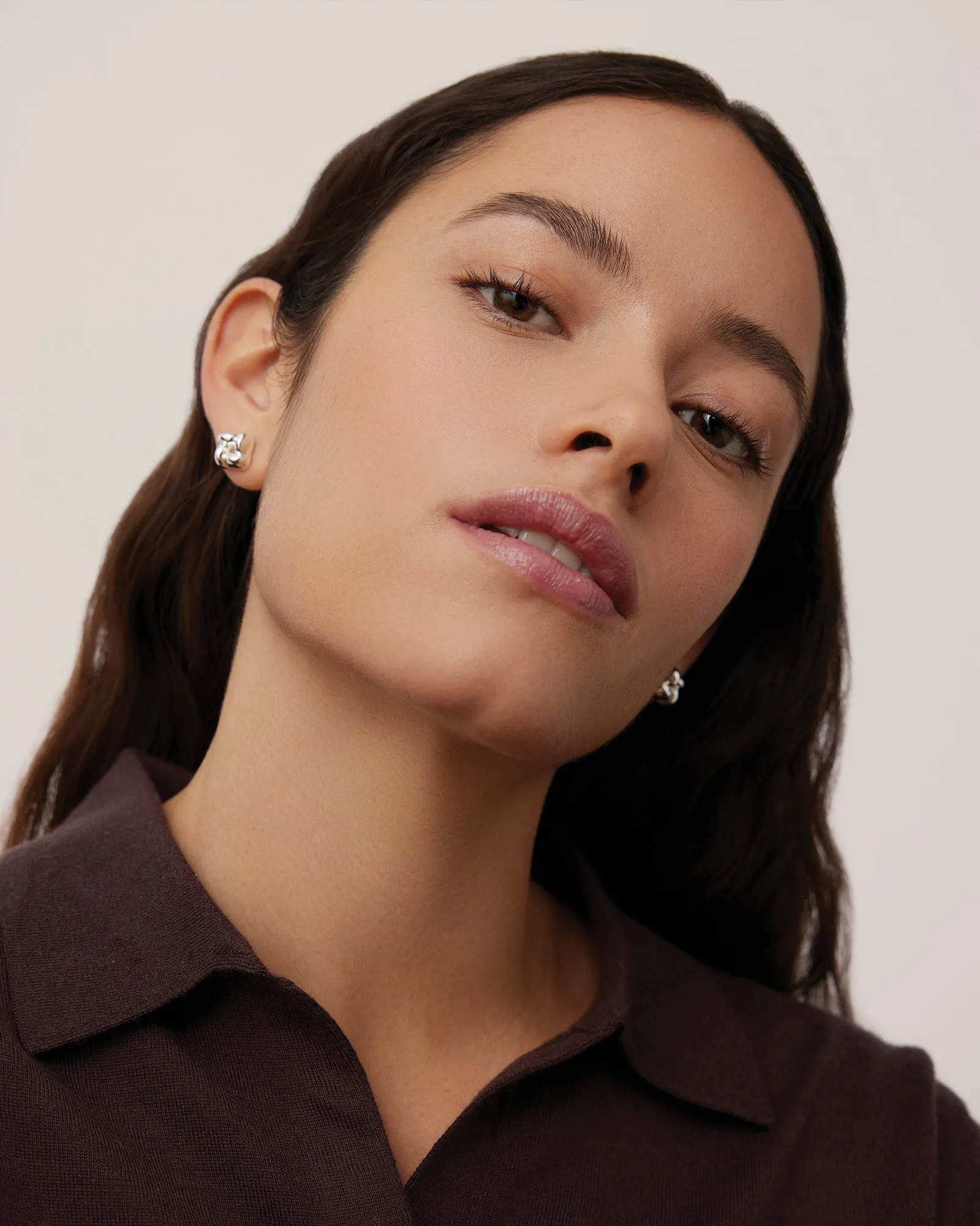 Mini Woven Square Earrings sold by Blue Ruby product image thumbnail 4