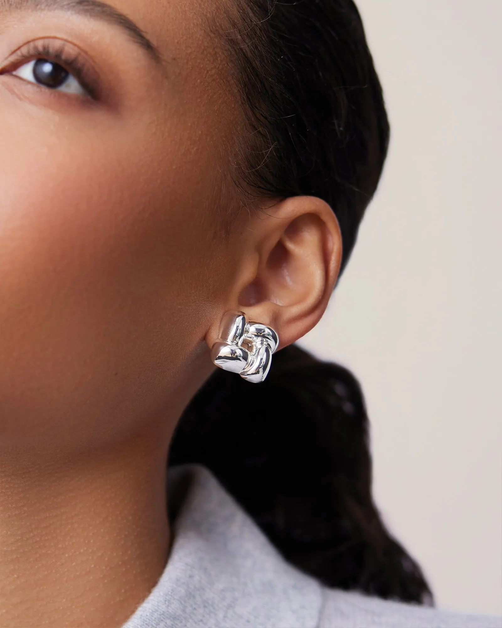 Small Woven Square Earrings sold by Blue Ruby product image thumbnail 4