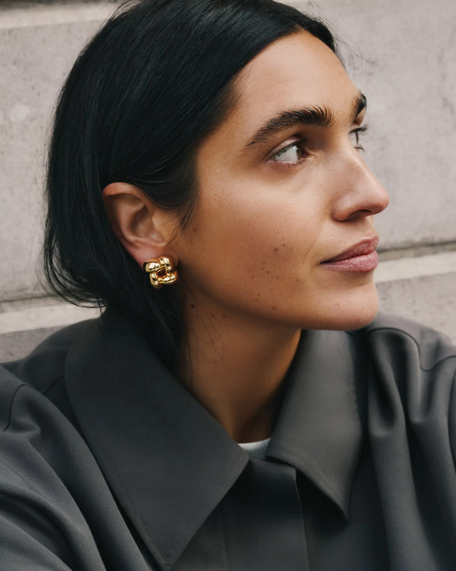 Small Woven Square Earrings sold by Blue Ruby product image thumbnail 2