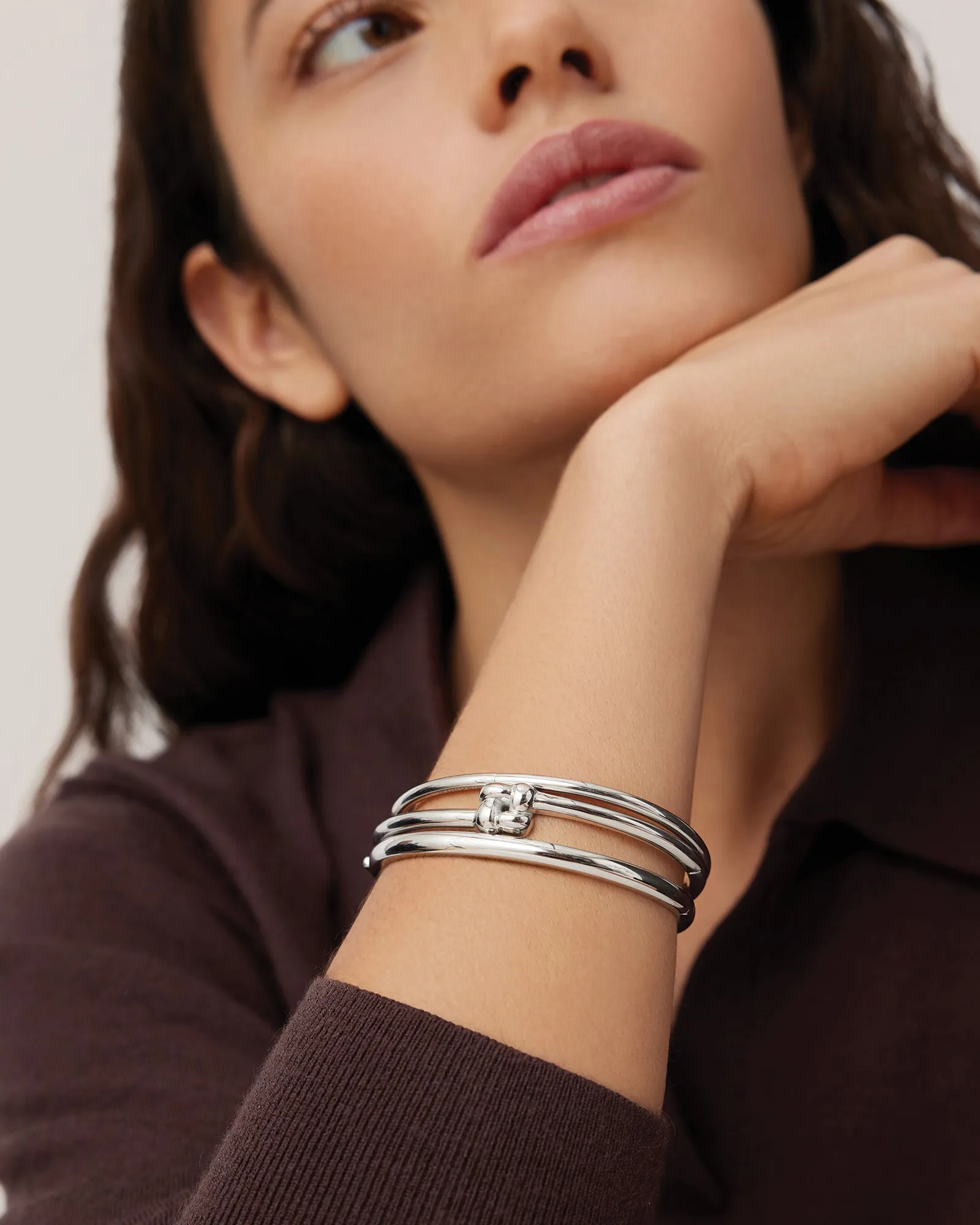 Slim Woven Square Bangle sold by Blue Ruby product image thumbnail 2