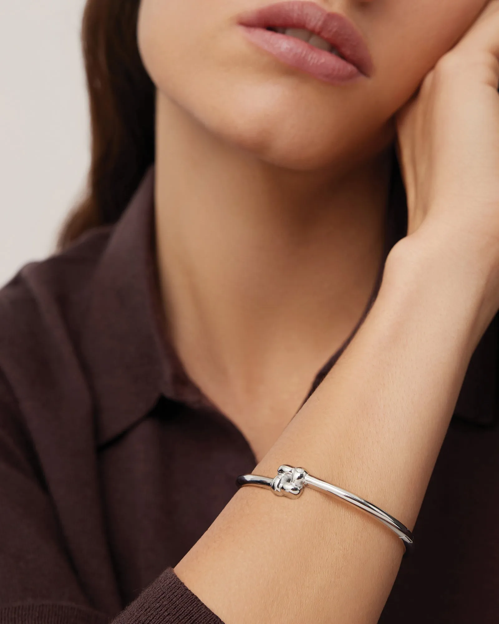 Slim Woven Square Bangle sold by Blue Ruby product image thumbnail 3