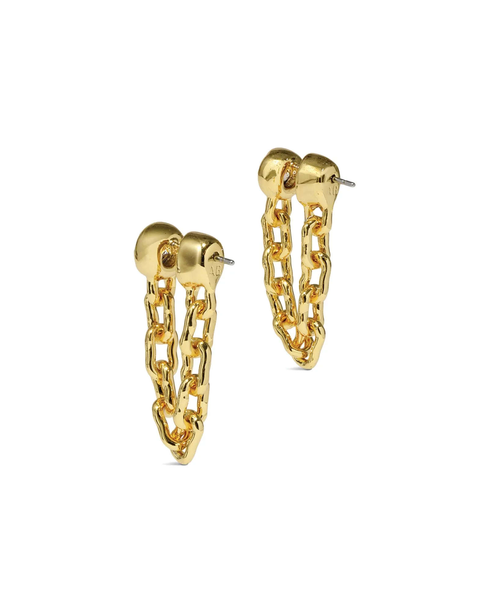 Asterales Chain Linked Front Back Earrings sold by Blue Ruby product image thumbnail 3