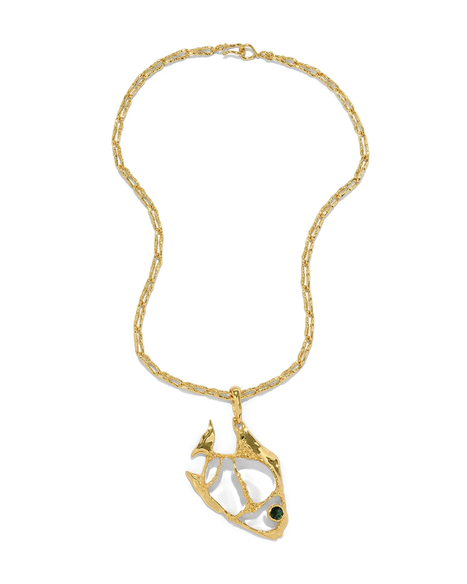 Liquid Lucite Angelfish Pendant Necklace sold by Blue Ruby product image thumbnail 3