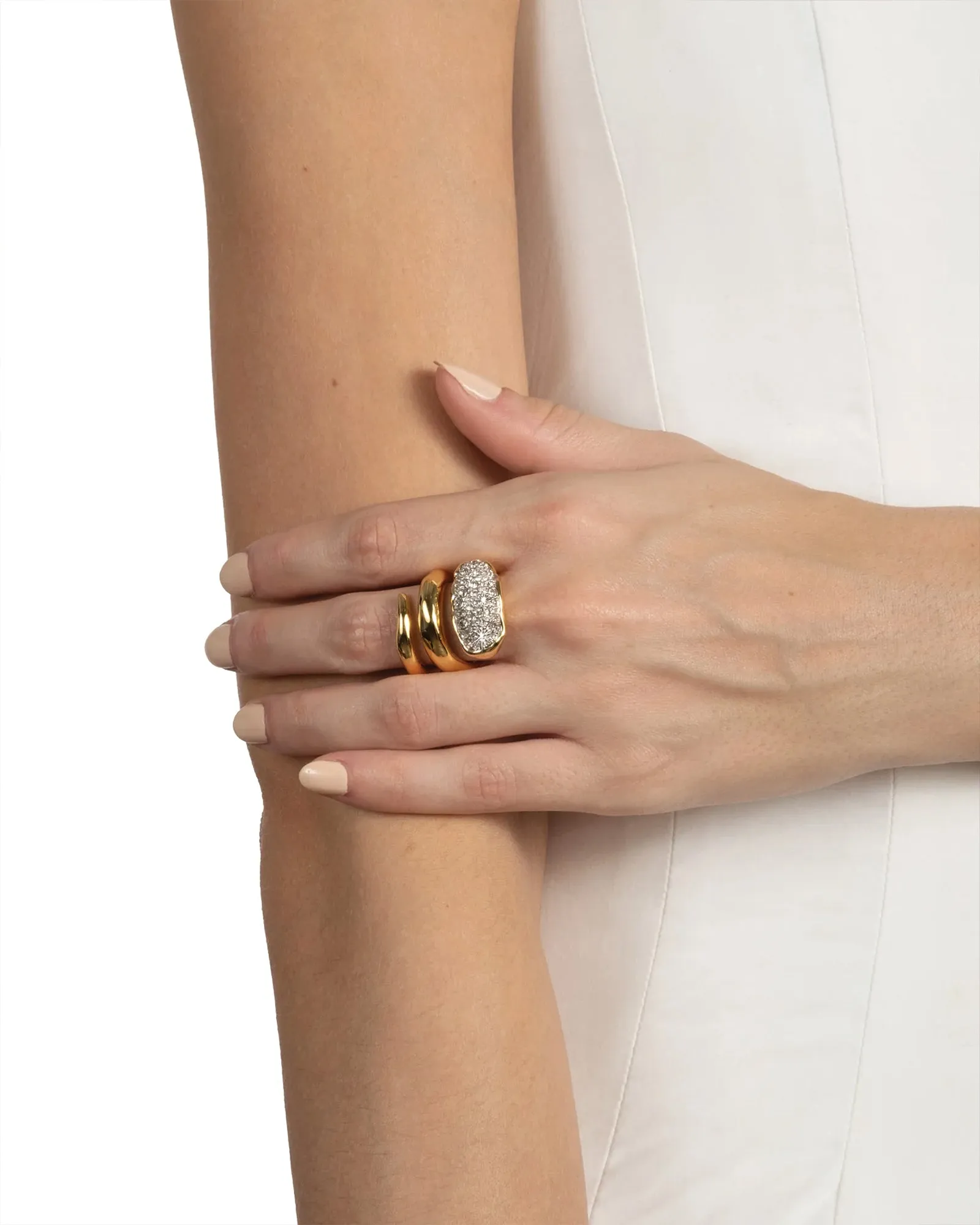 Solanales Crystal Coiled Pebble Ring sold by Blue Ruby product image thumbnail 5