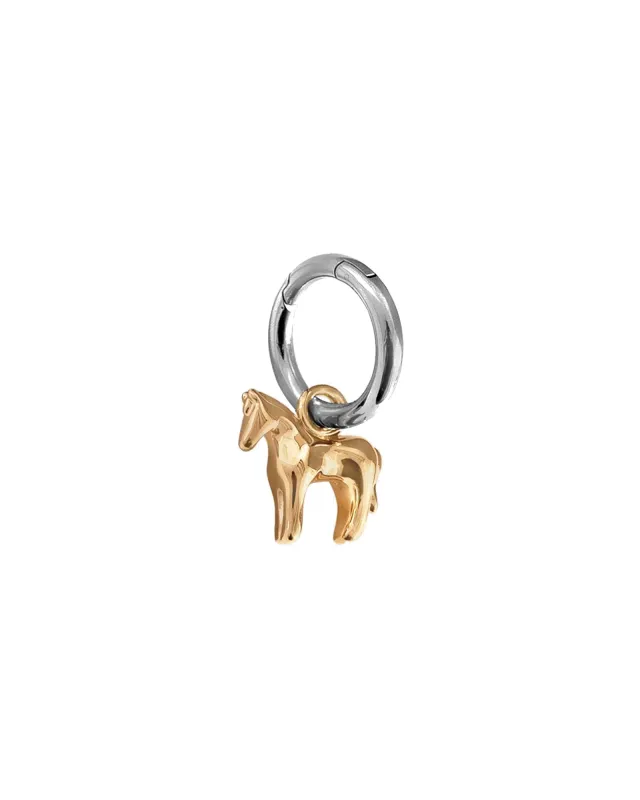 Lunar Horse Bag Charm made by Kara Yoo