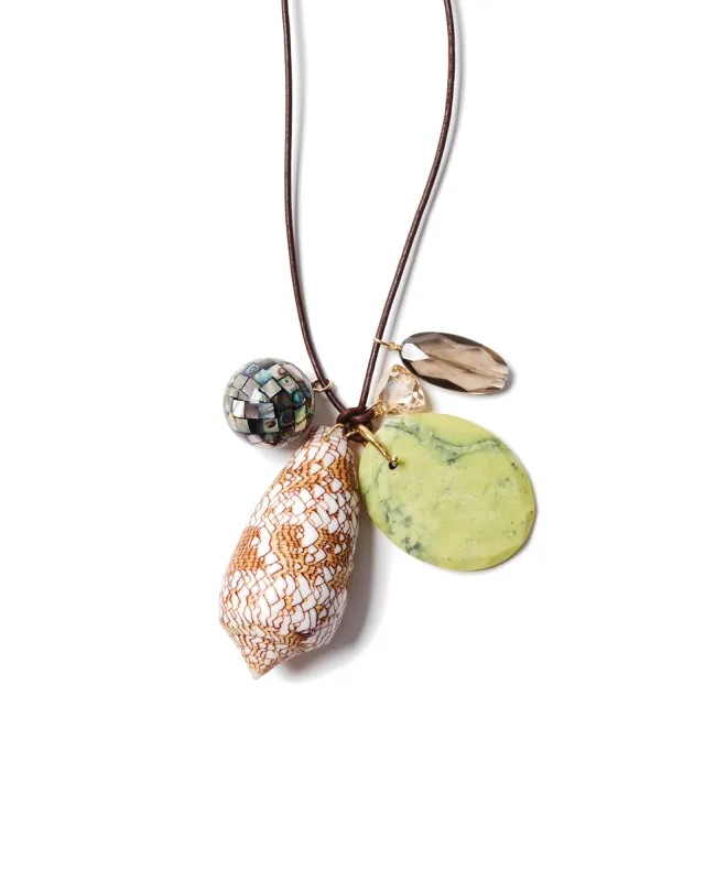 Cone Shell Charm Necklace made by Chan Luu