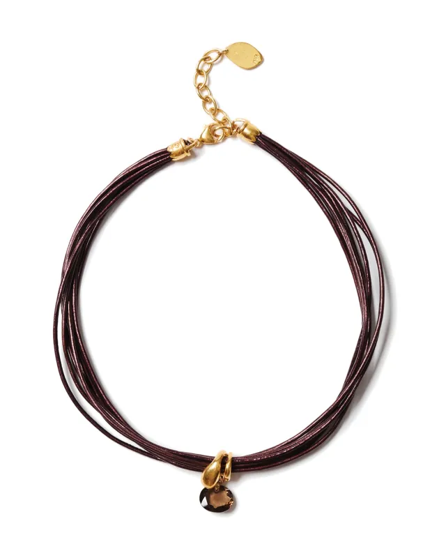 Serpentine Cord Necklace made by Chan Luu