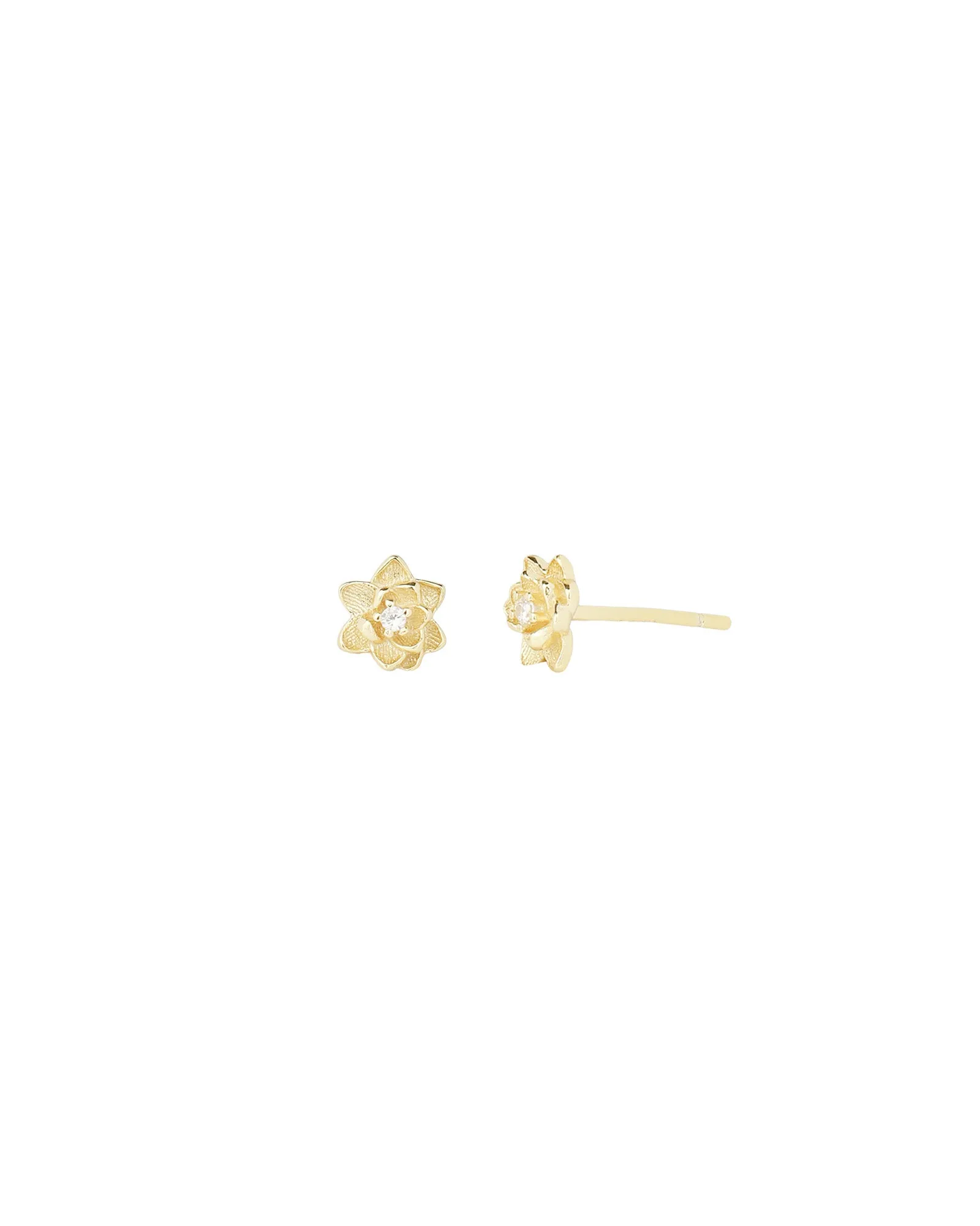Lotus Flower Studs sold by Blue Ruby
