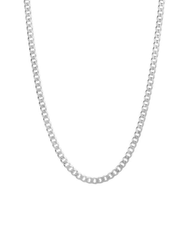 Curb Chain Necklace | 3.5mm made by Blue Ruby
