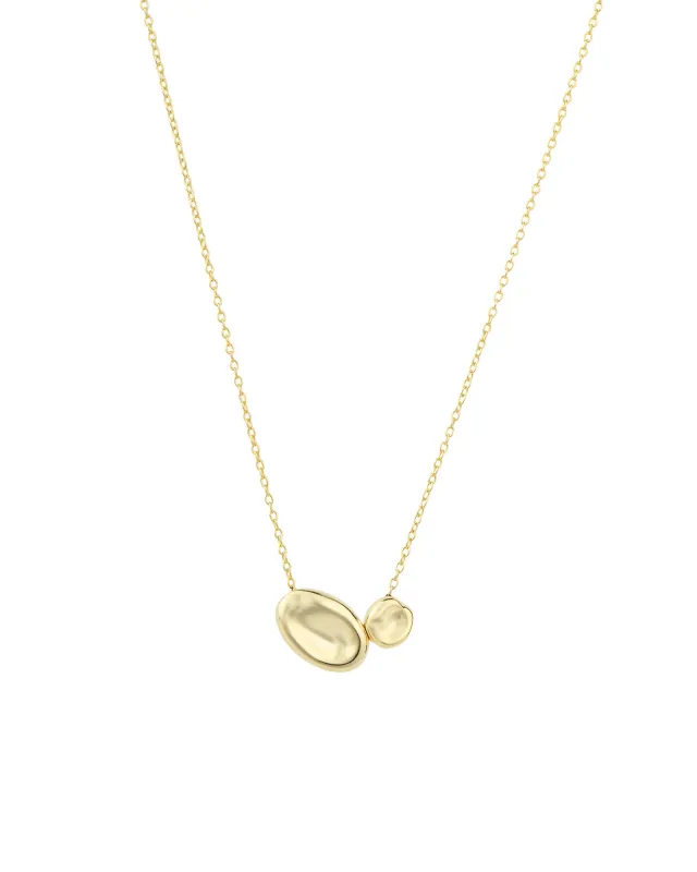 Organic Toi Et Moi Necklace made by Blue Ruby