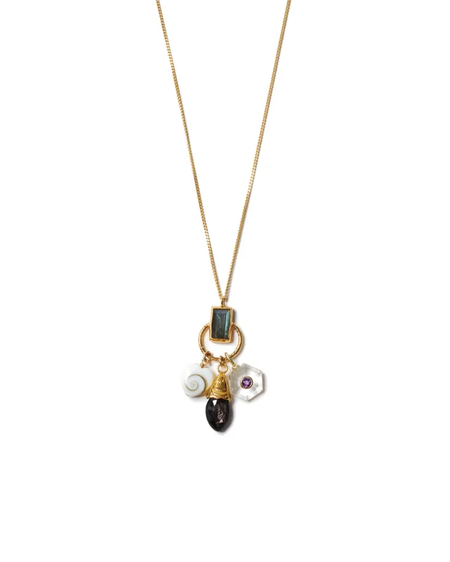 Trio Charm Necklace made by Chan Luu
