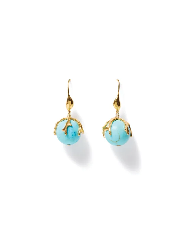 Coral Crown Earrings made by Chan Luu