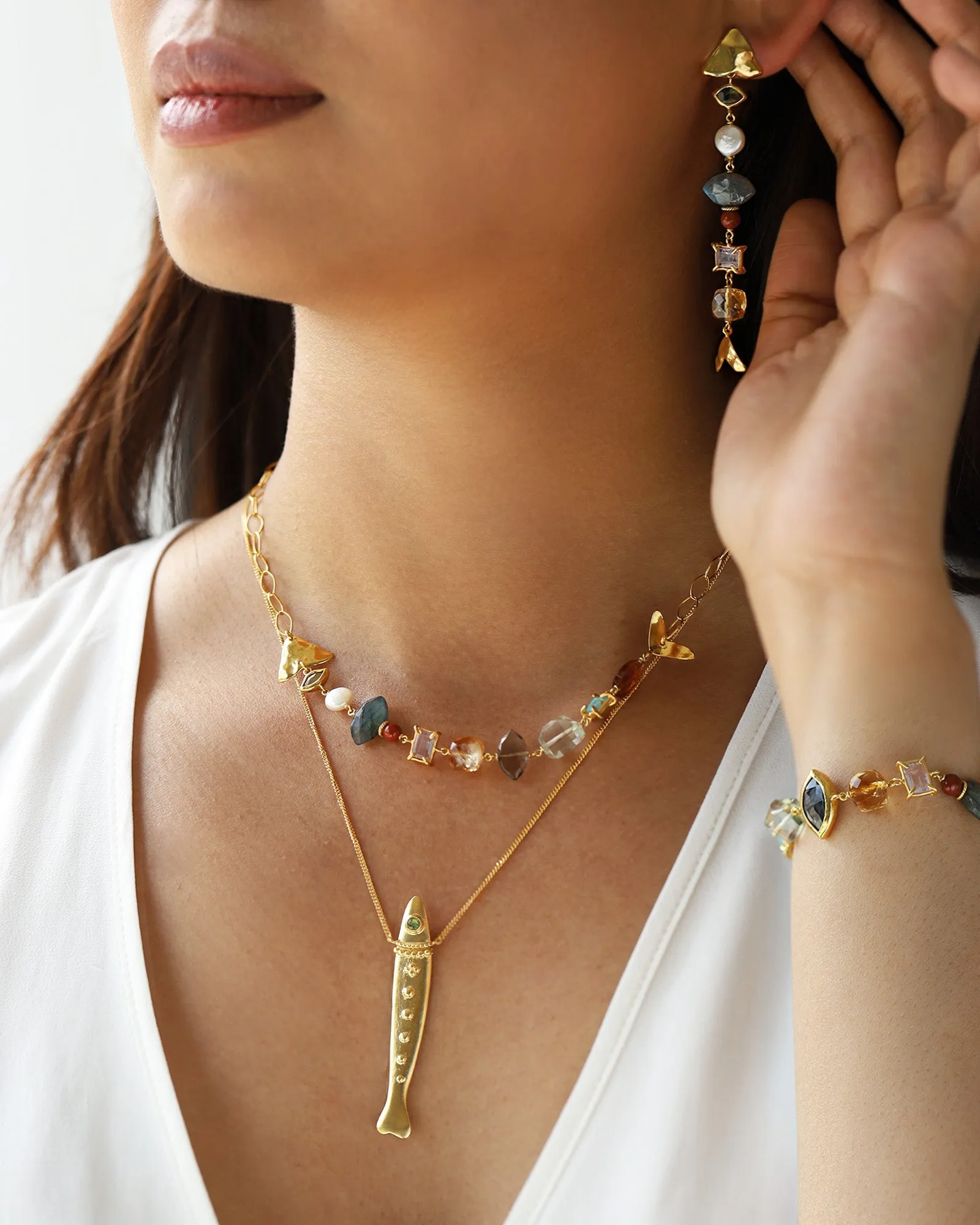 Lucky Catch Earrings sold by Blue Ruby product image thumbnail 2