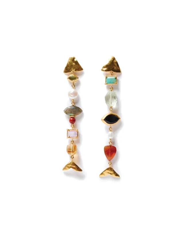 Lucky Catch Earrings made by Chan Luu