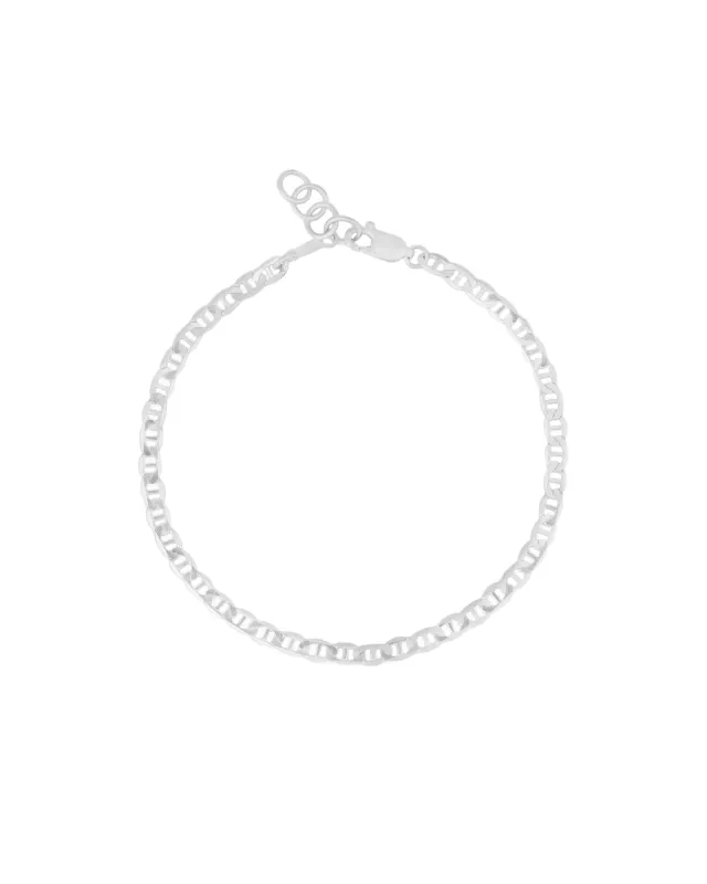 Mariner Chain Bracelet | 3mm made by Blue Ruby