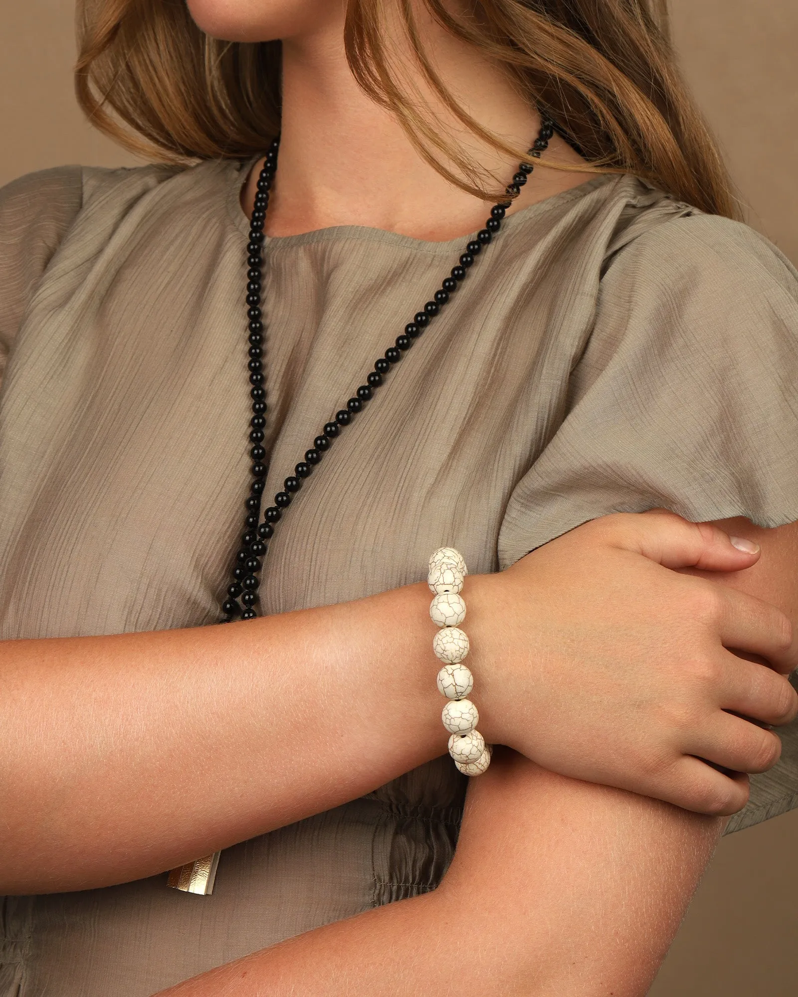 Magnesite Beaded Bracelet sold by Blue Ruby product image thumbnail 2
