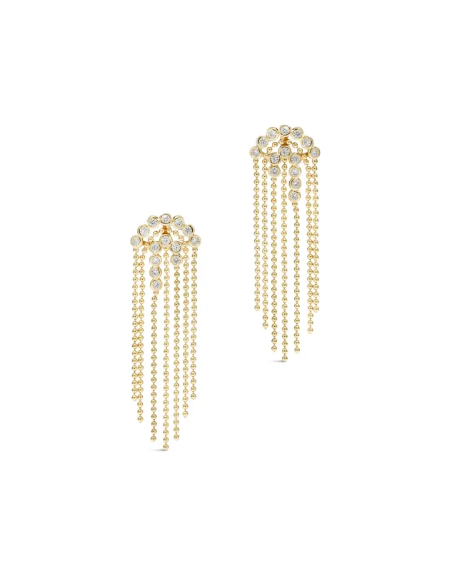 Asterales Bubble Fringe Chandelier Earrings made by Alexis Bittar