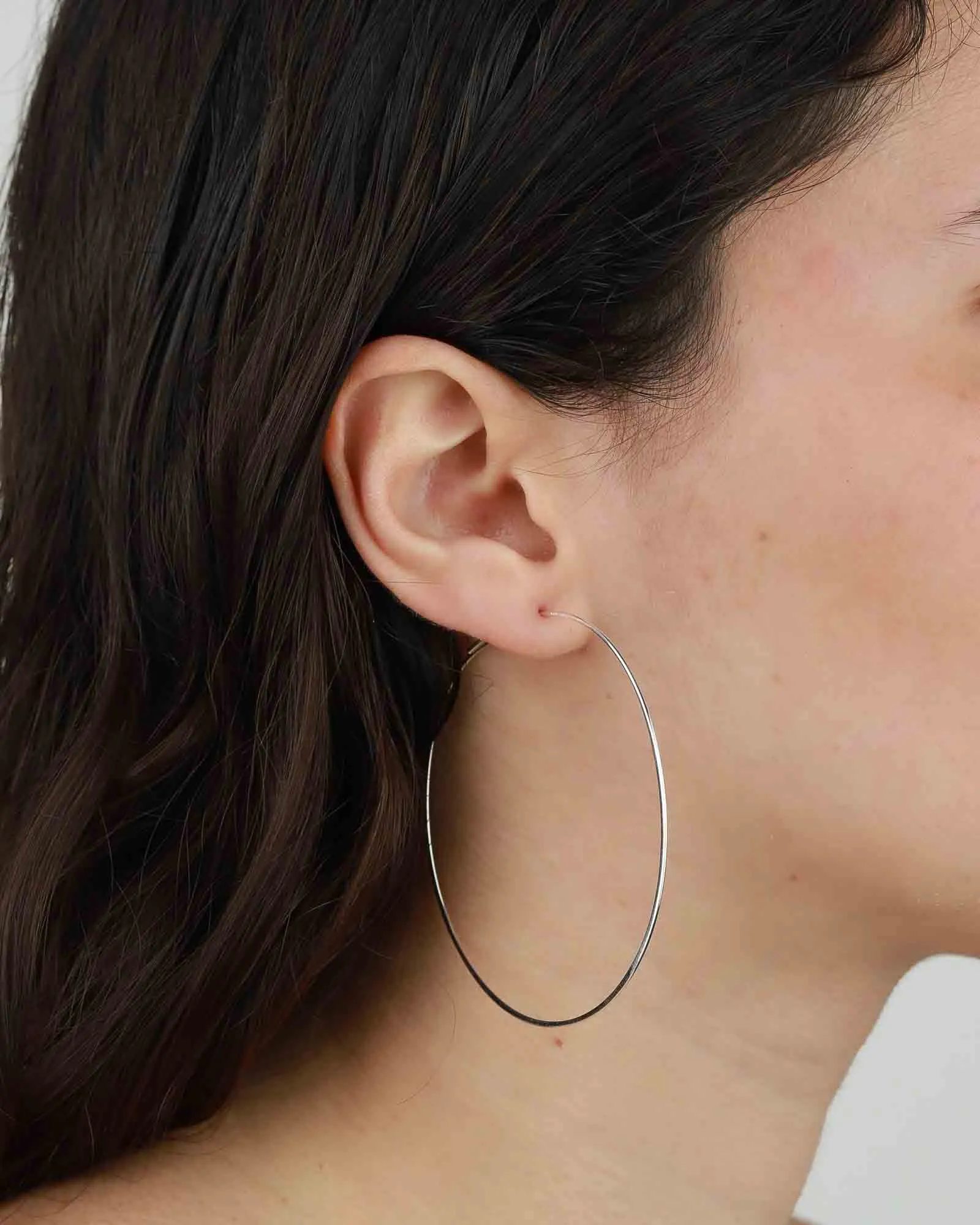 Flat Hoops I 60mm sold by Blue Ruby product image thumbnail 2