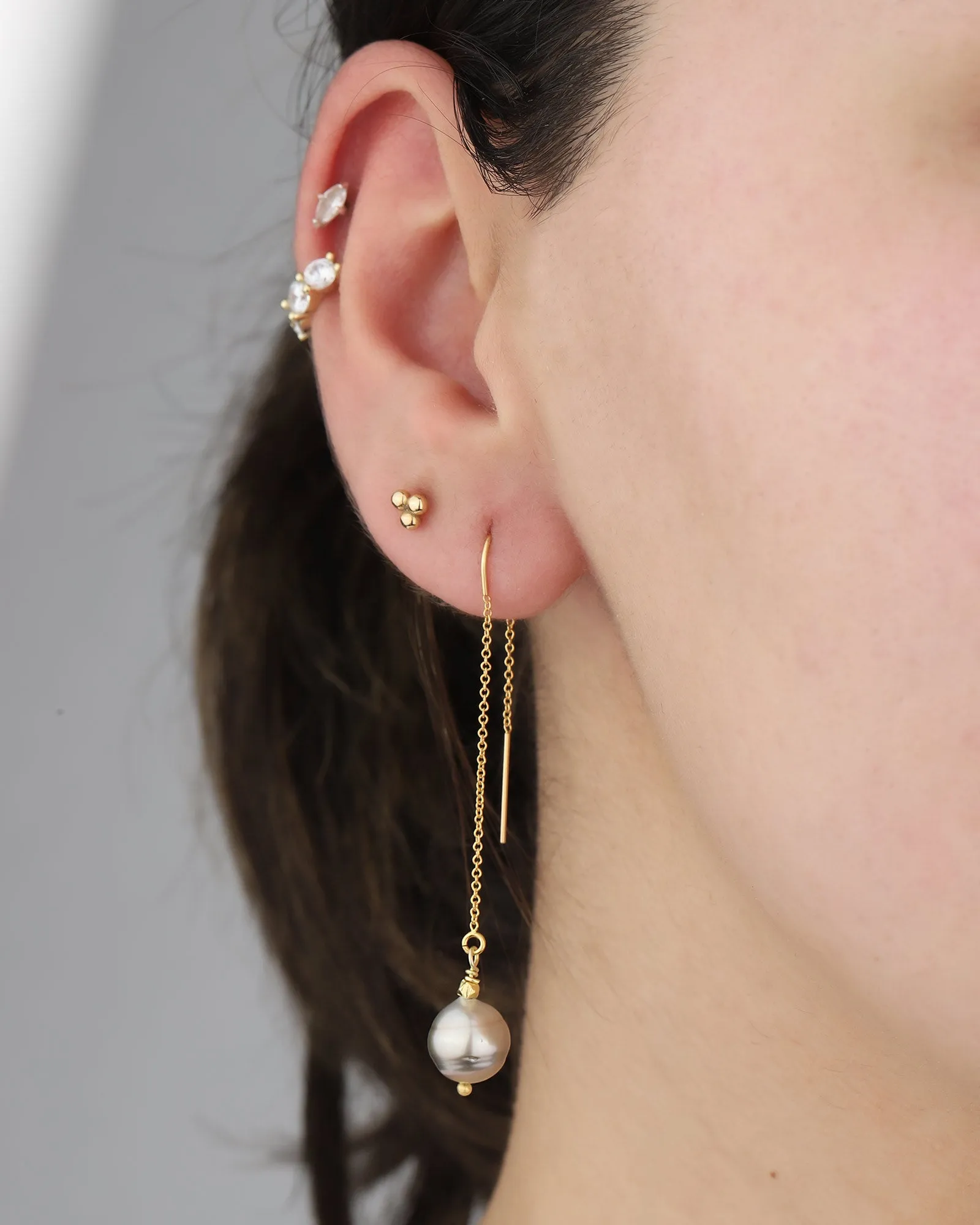 Long Chain T Pearl Threaders sold by Blue Ruby product image thumbnail 2