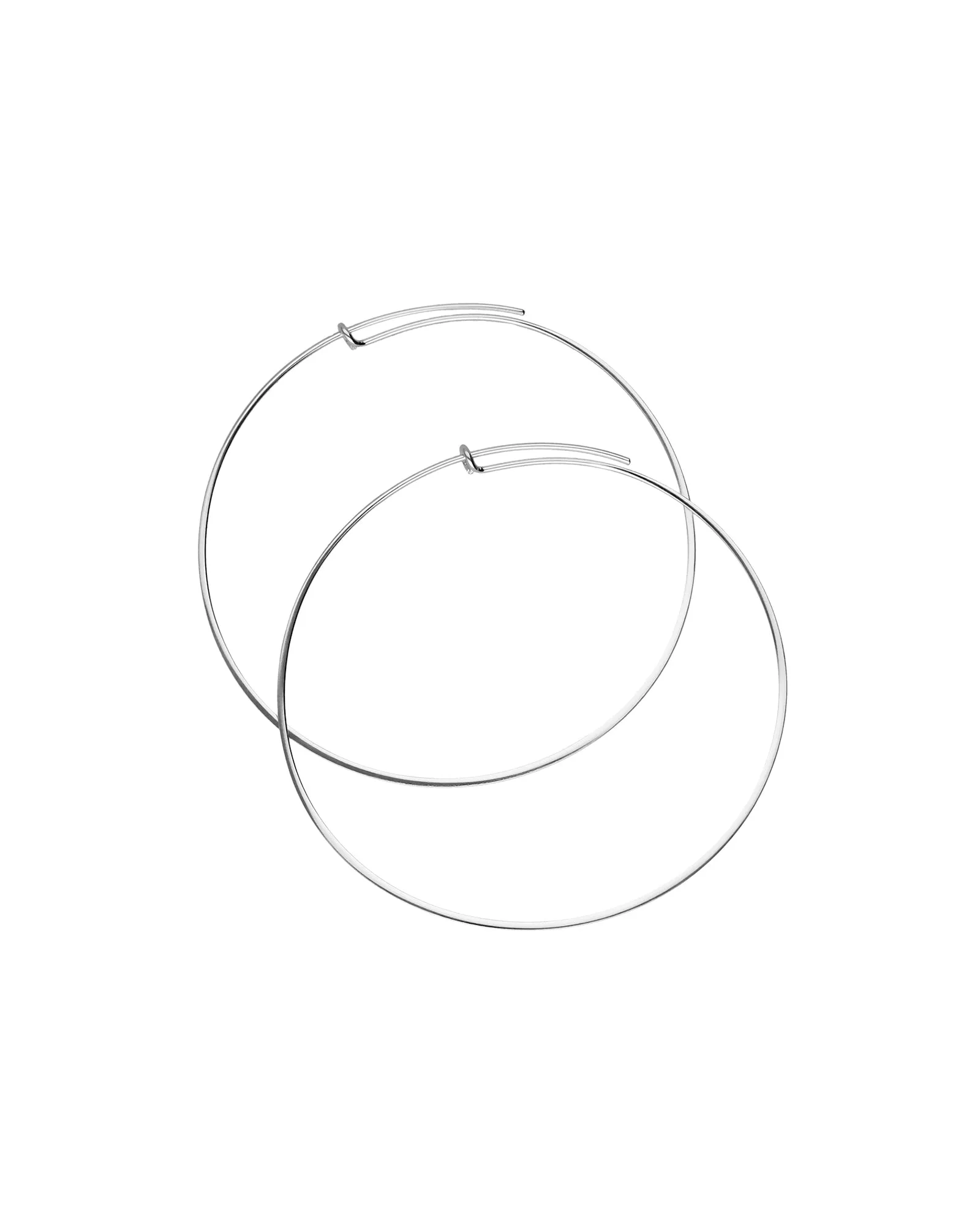 Flat Hoops I 60mm sold by Blue Ruby