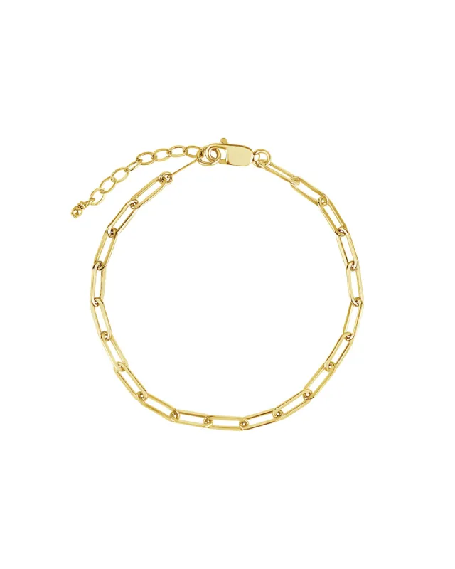 Paperclip Chain Bracelet | Medium sold by Blue Ruby
