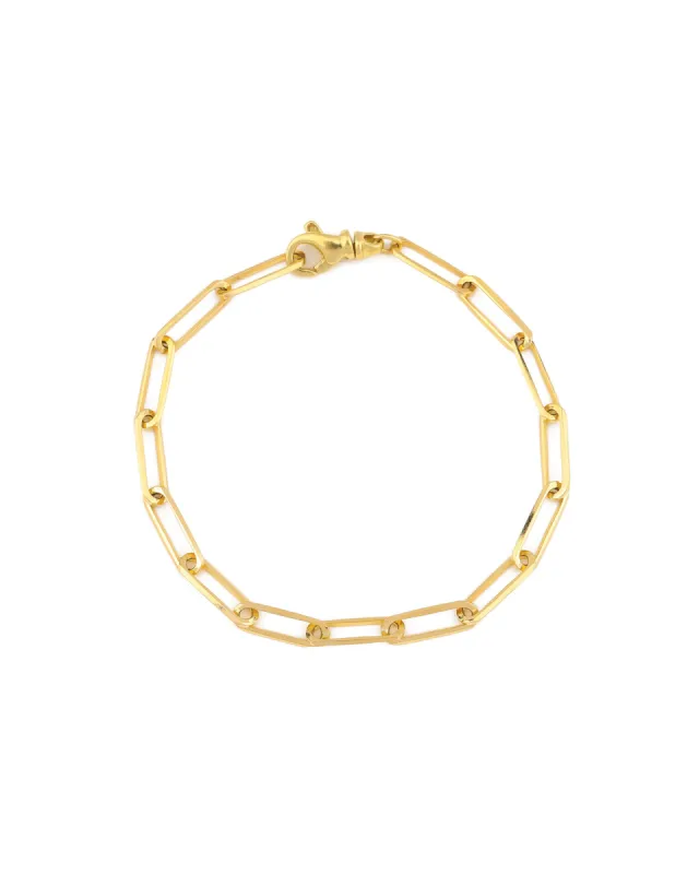 XL Paperclip Chain Bracelet sold by Blue Ruby