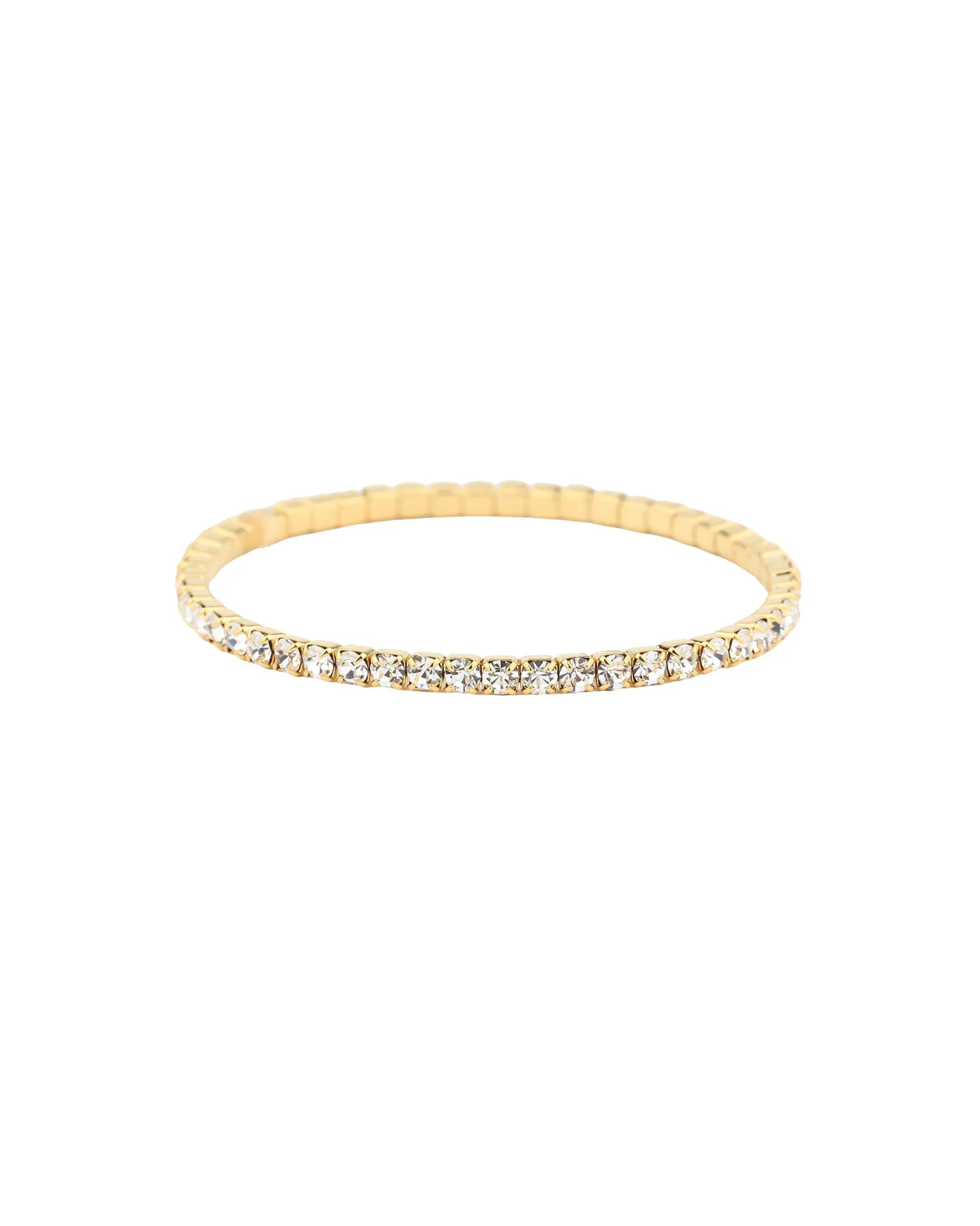 1 Row 3mm Crystal Stretch Bracelet sold by Blue Ruby