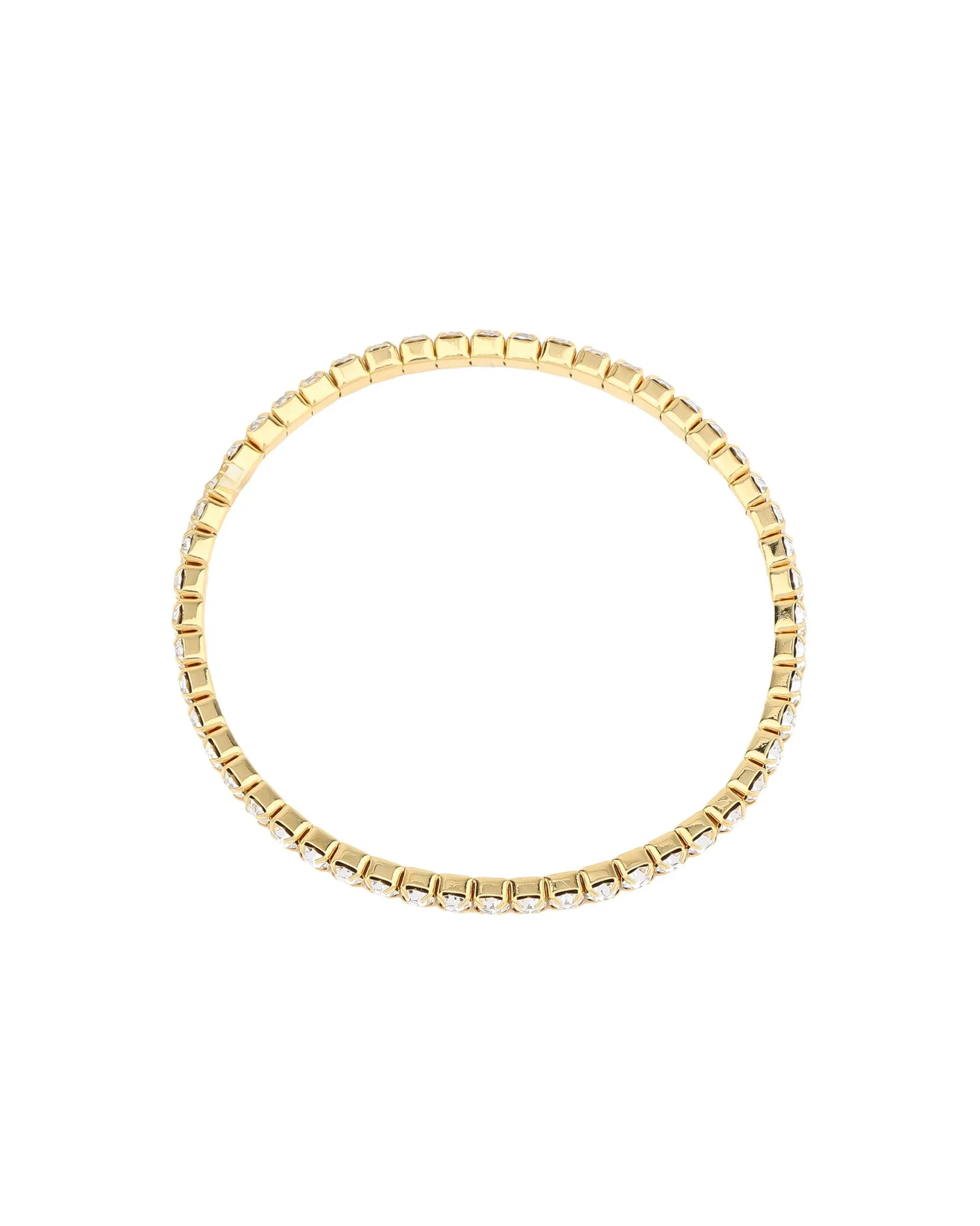 1 Row 3mm Crystal Stretch Bracelet sold by Blue Ruby product image thumbnail 3