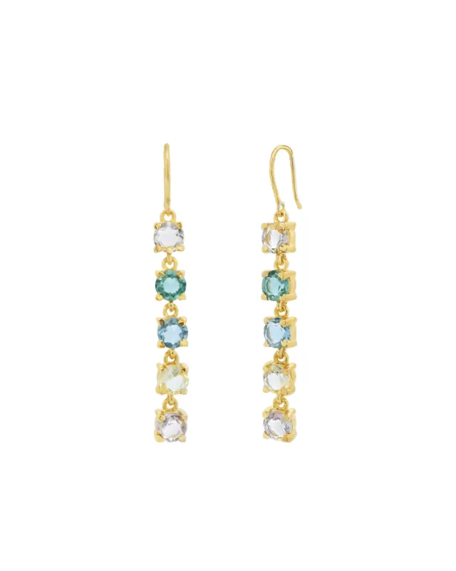 Five Stone Drop Hooks sold by Blue Ruby