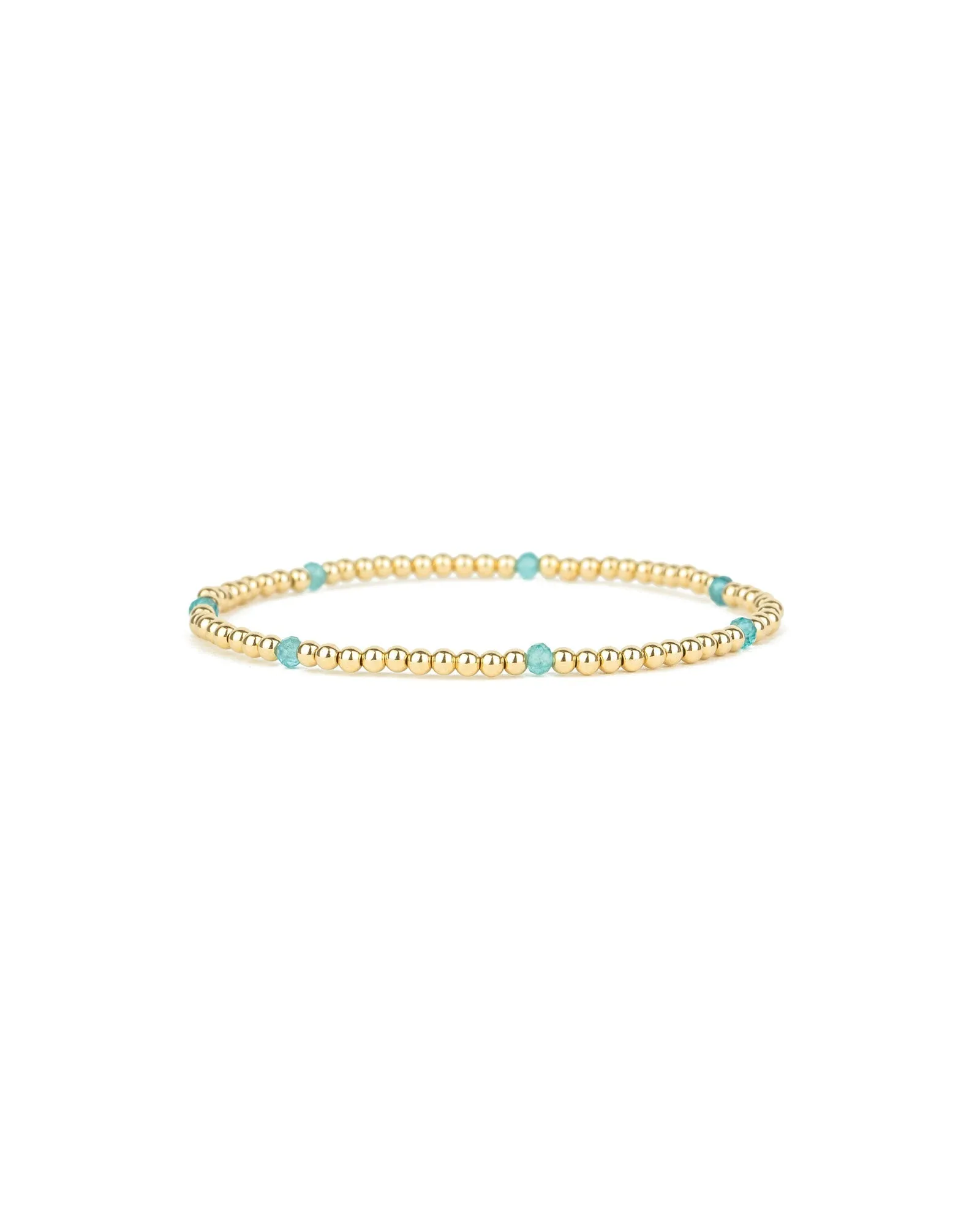 Beaded Apatite Bracelet | 2.5mm sold by Blue Ruby product image thumbnail 3