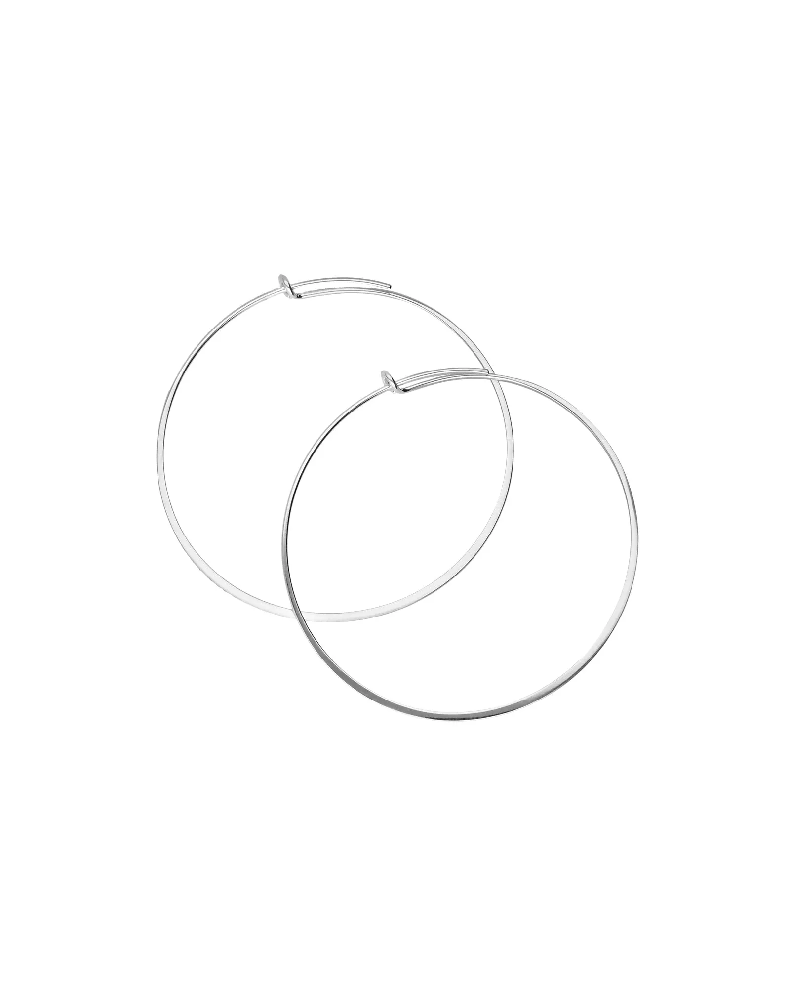 Flat Hoops I 45mm sold by Blue Ruby