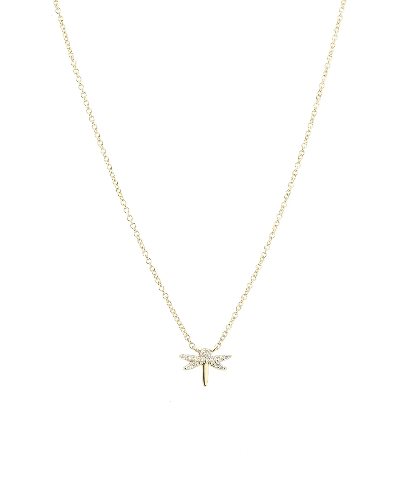 Dragonfly Pavé Necklace sold by Blue Ruby