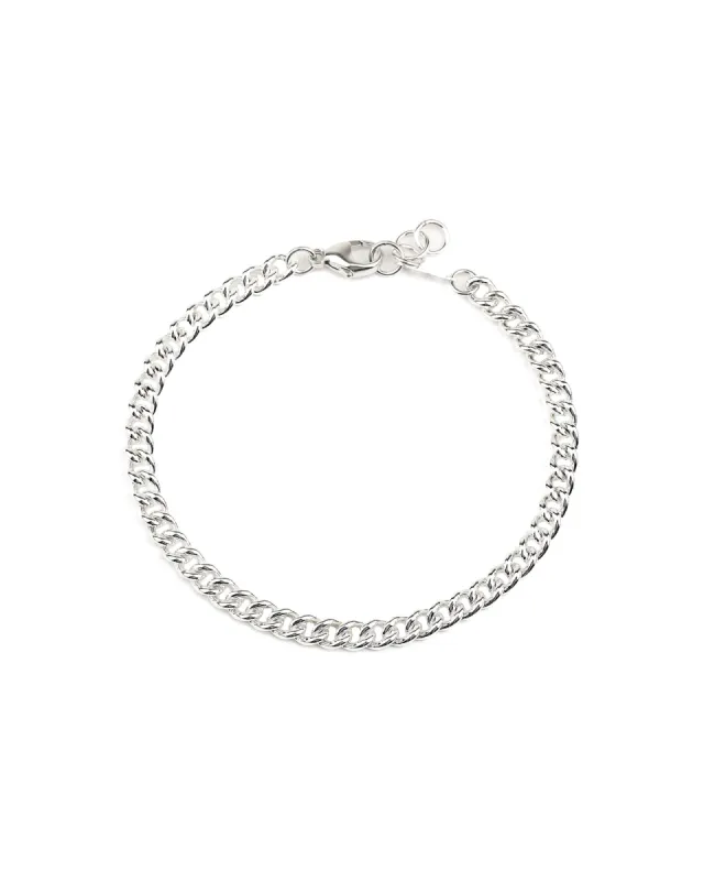 Curb Chain Bracelet | 4.7mm sold by Blue Ruby
