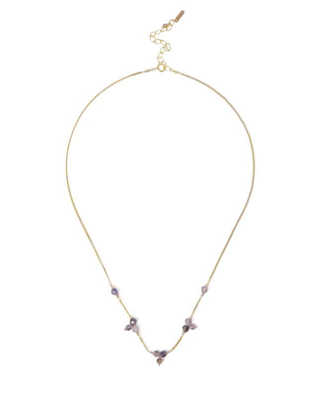 Trillium Station Iolite Necklace made by Chan Luu