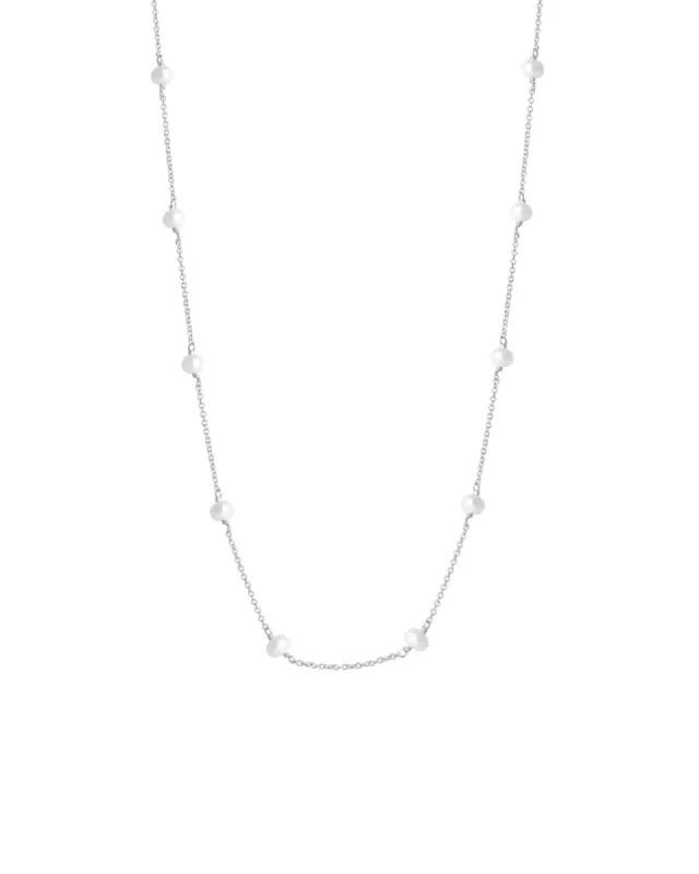 Pearl Station Necklace sold by Blue Ruby