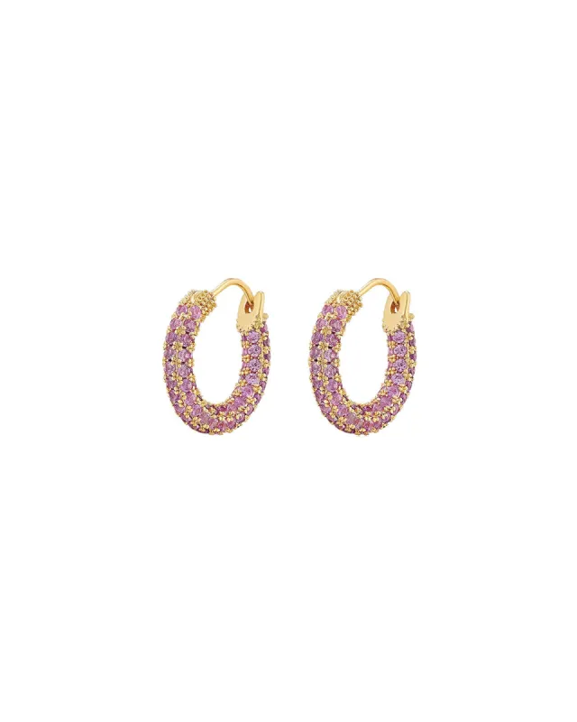 Pavé Amalfi Hoops sold by Blue Ruby