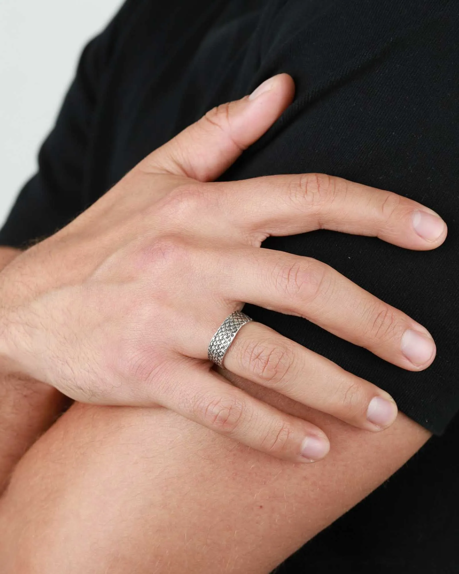 Silver Snakeskin Band sold by Blue Ruby product image thumbnail 2