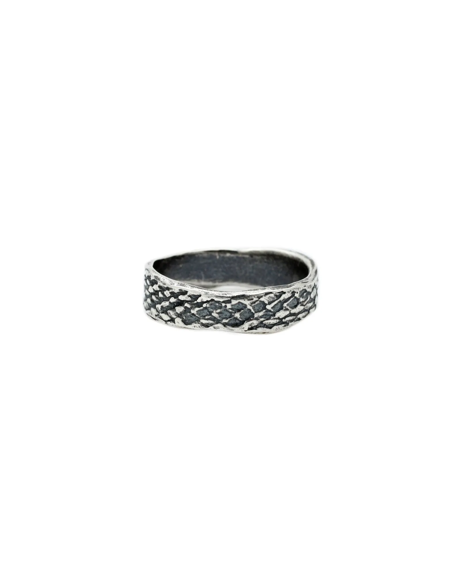 Silver Snakeskin Band sold by Blue Ruby