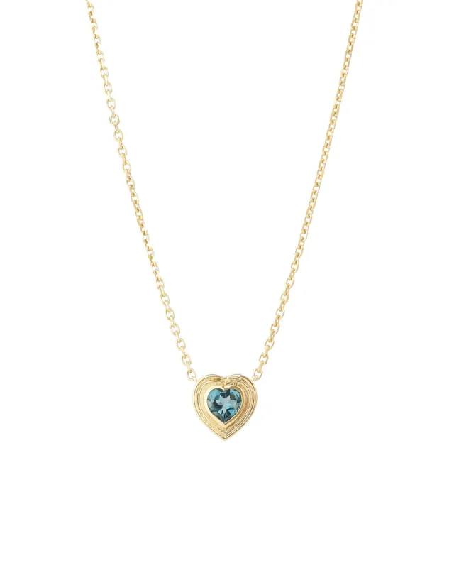 Heart Stone Necklace sold by Blue Ruby