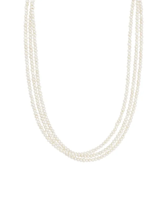 3 Row Pearl Necklace sold by Blue Ruby