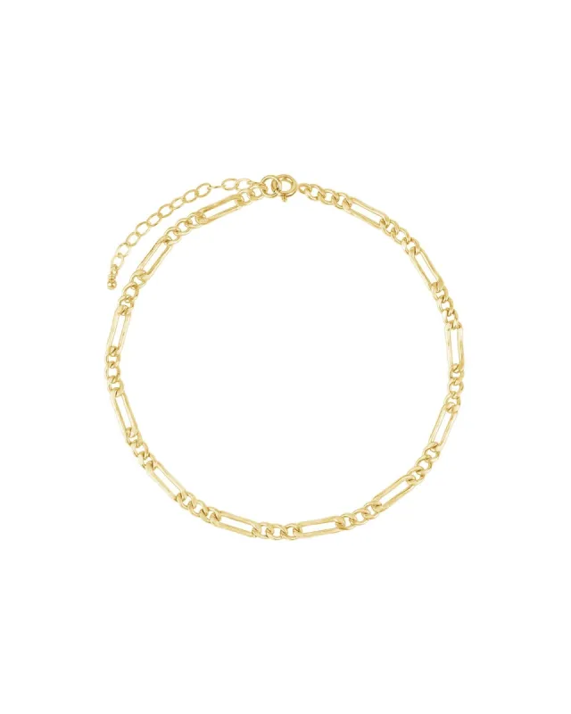 Figaro Chain Anklet I XL sold by Blue Ruby