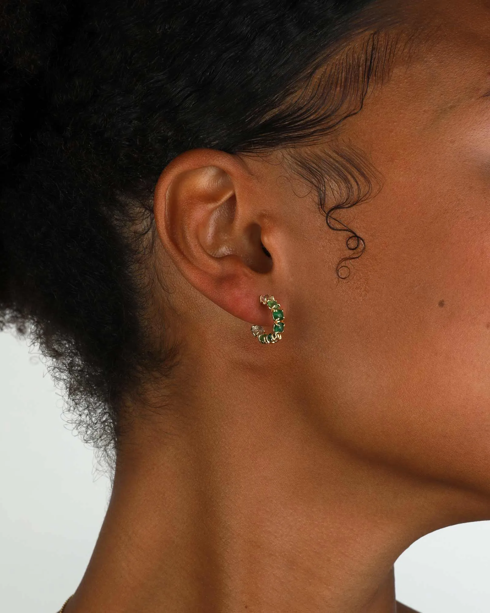 Ombre Birthstone Hoops | May sold by Blue Ruby product image thumbnail 2