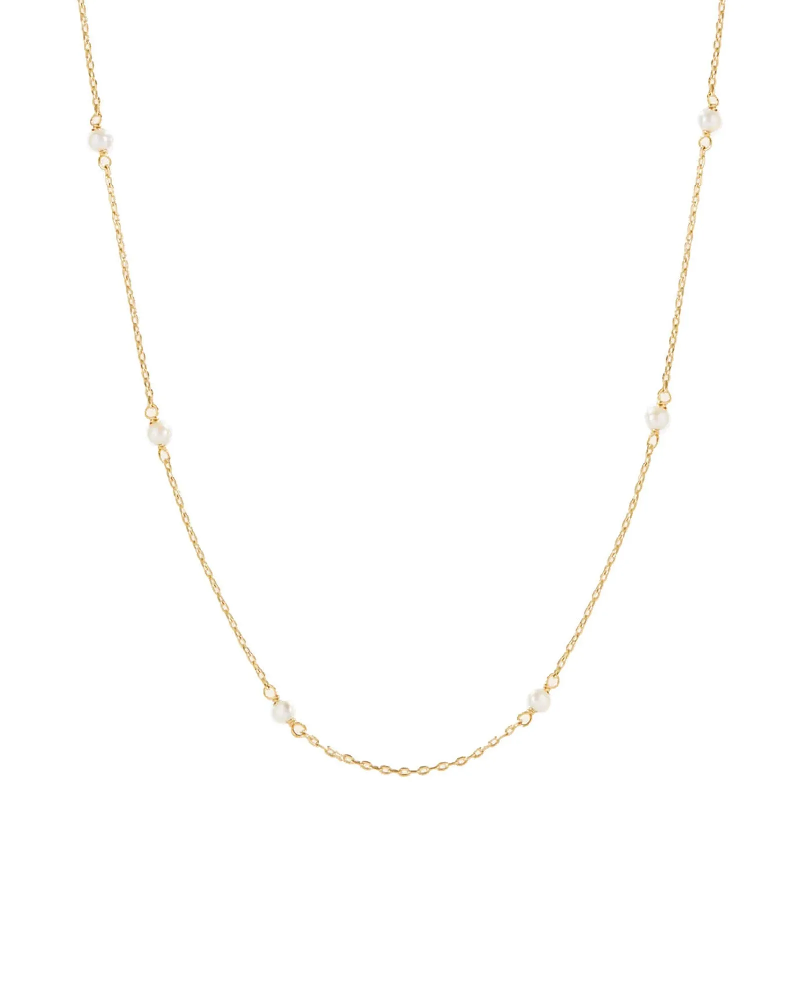 10 Pearl Station Necklace sold by Blue Ruby