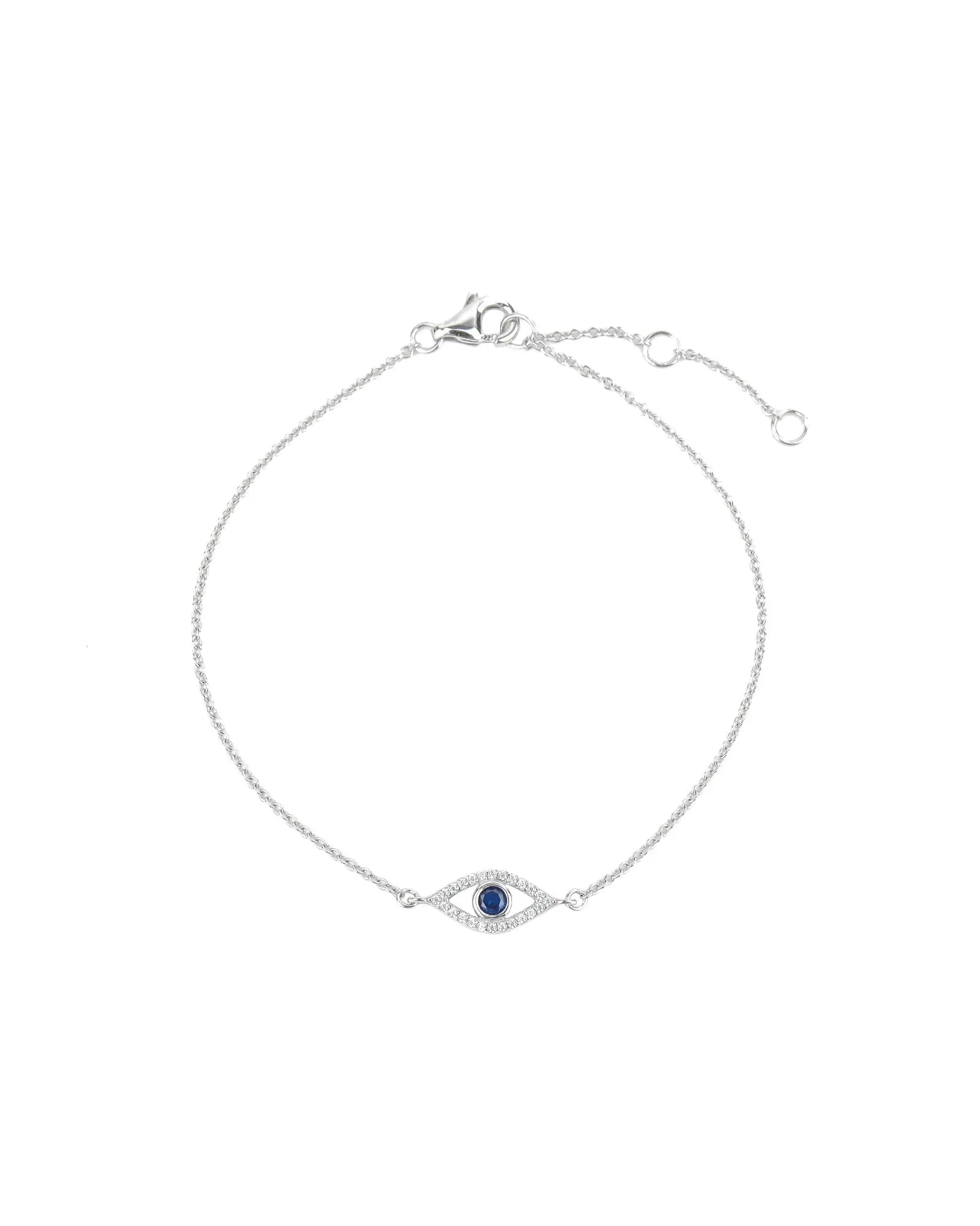 Evil Eye Open CZ Bracelet sold by Blue Ruby